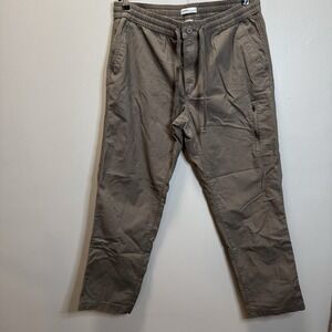 Sonoma Goods For Life Pants Men's Pull On SZ XL Taupe Draw String Stretch